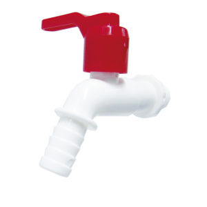 Canilla Esférica Volante palanca roja